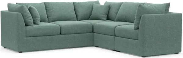 The Pitt Foam Comfort Sectional - Bridger Jade