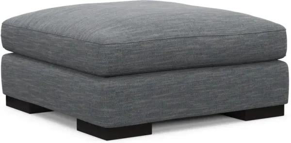 Bondi Foam Comfort Ottoman - Dudley Indigo
