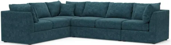 The Pitt Foam Comfort Sectional - Argo Tropic