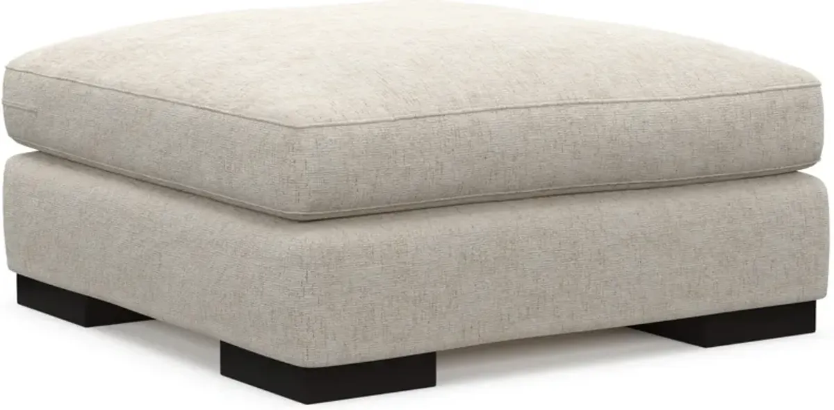 Bondi Foam Comfort Ottoman - M Ivory