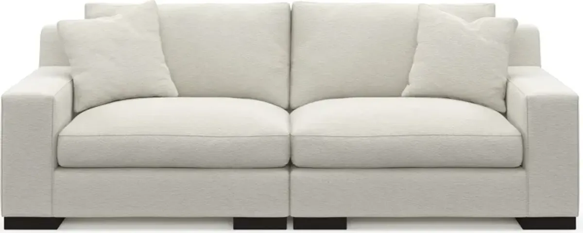 Bondi Foam Comfort 2-Piece Sofa - Living Large White