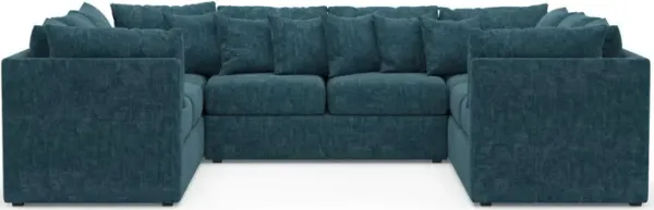 The Pitt Foam Comfort Sectional - Argo Tropic