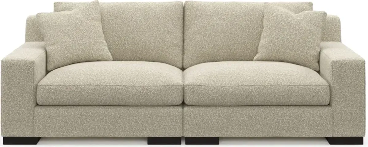 Bondi Foam Comfort 2-Piece Sofa - Bloke Cotton