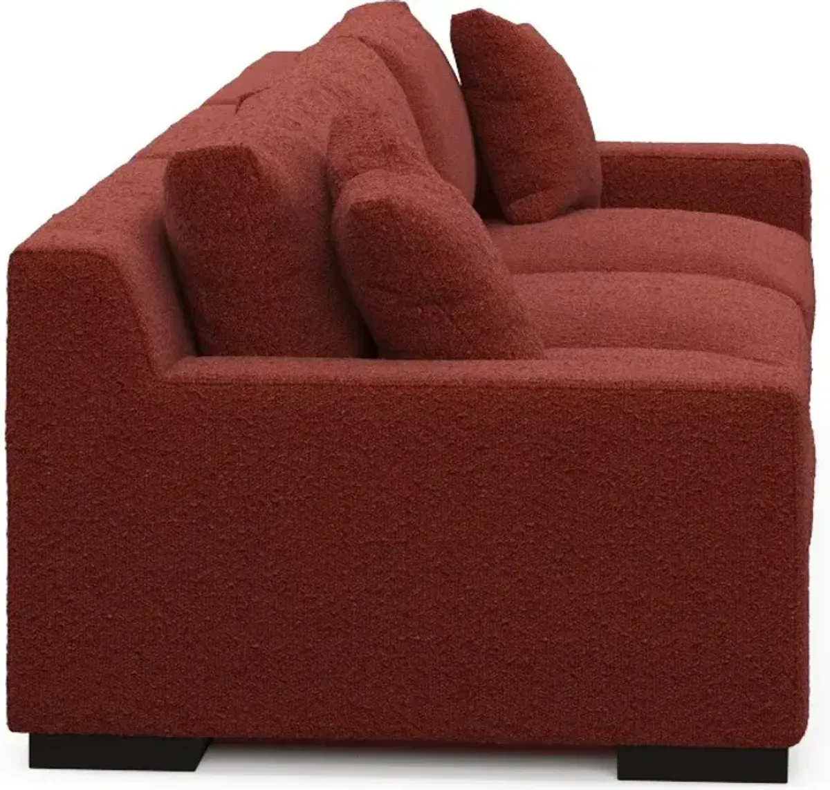 Bondi Foam Comfort 3-Piece Sofa - Bloke Brick