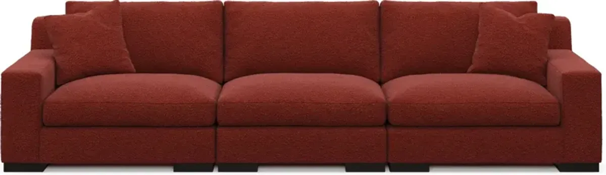 Bondi Foam Comfort 3-Piece Sofa - Bloke Brick