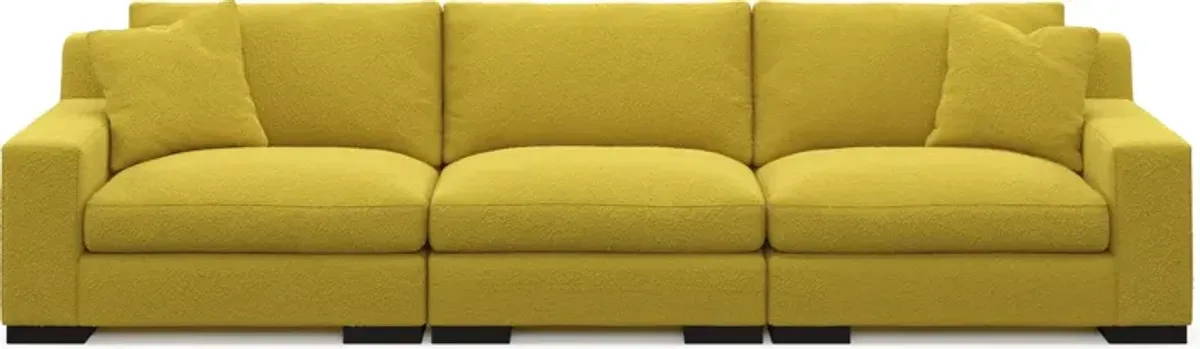 Bondi Foam Comfort 3-Piece Sofa - Bloke Goldenrod