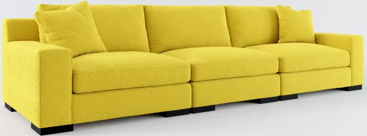 Bondi Foam Comfort 3-Piece Sofa - Bloke Goldenrod