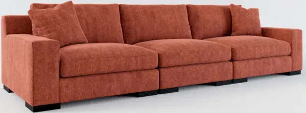 Bondi Foam Comfort 3-Piece Sofa - Contessa Paprika