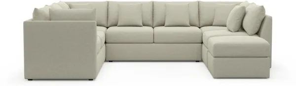 The Pitt Foam Comfort Sectional - Liv Dove