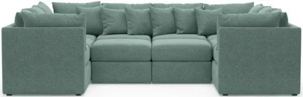 The Pitt Foam Comfort Sectional - Bridger Jade