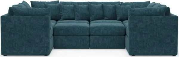 The Pitt Foam Comfort Sectional - Argo Tropic