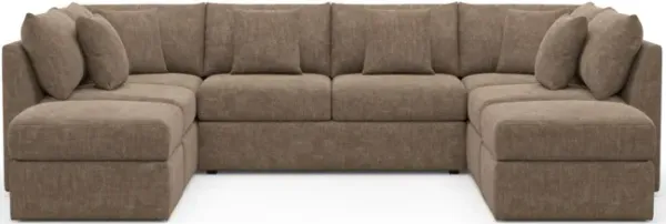 The Pitt Foam Comfort Sectional - Argo Java
