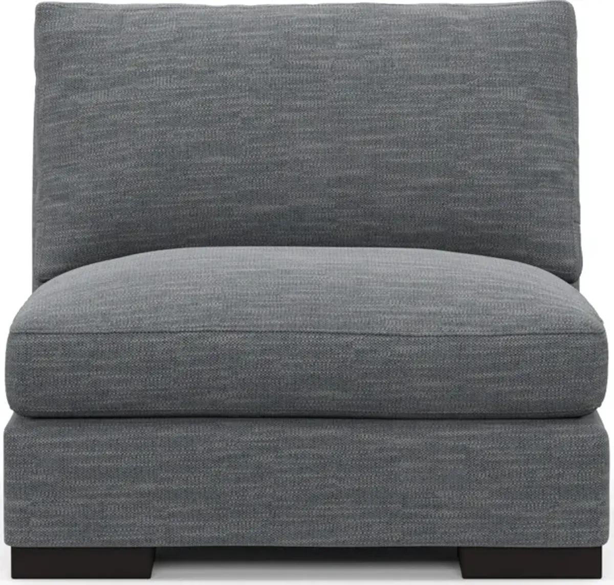 Bondi Hybrid Comfort Armless Chair - Dudley Indigo