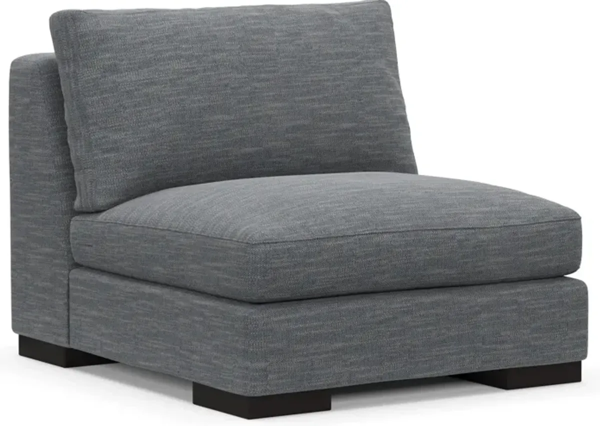 Bondi Hybrid Comfort Armless Chair - Dudley Indigo