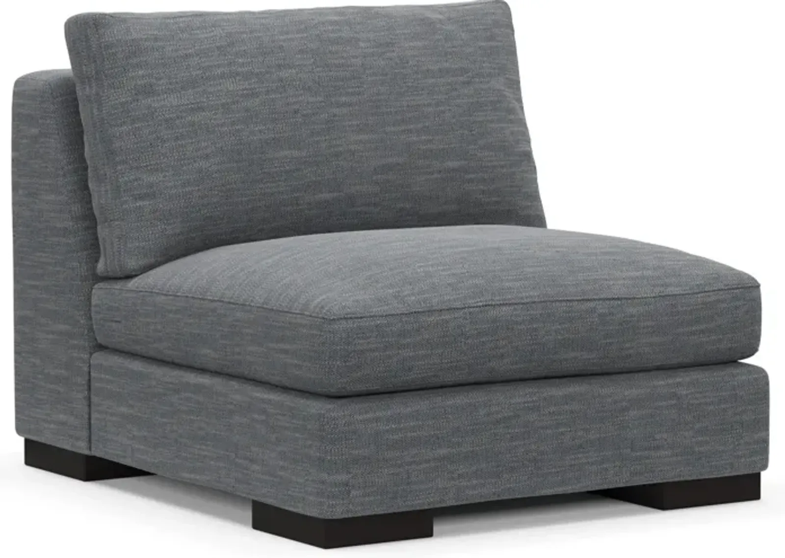 Bondi Hybrid Comfort Armless Chair - Dudley Indigo