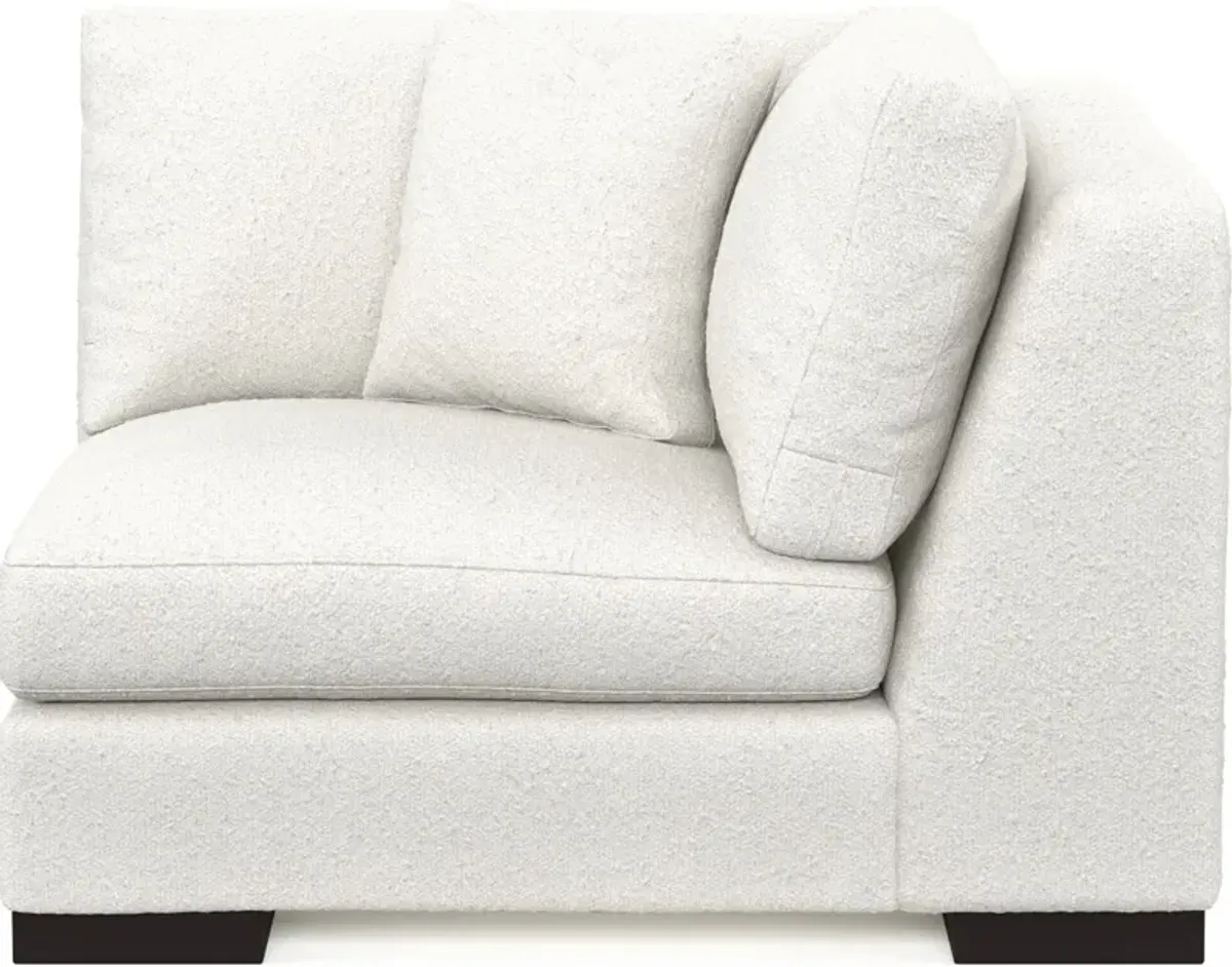 Bondi Hybrid Comfort Corner Chair - Bloke Snow