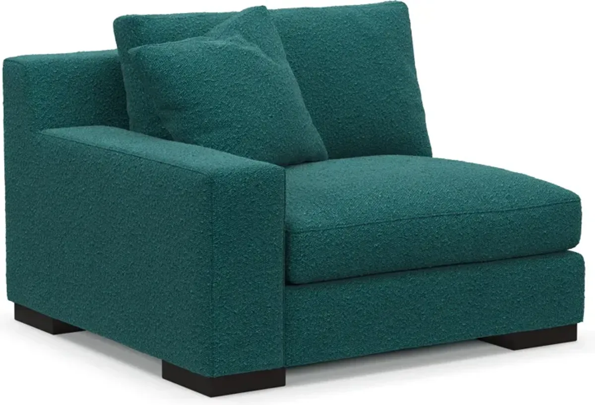 Bondi Hybrid Comfort Left-Facing Chair - Bloke Peacock