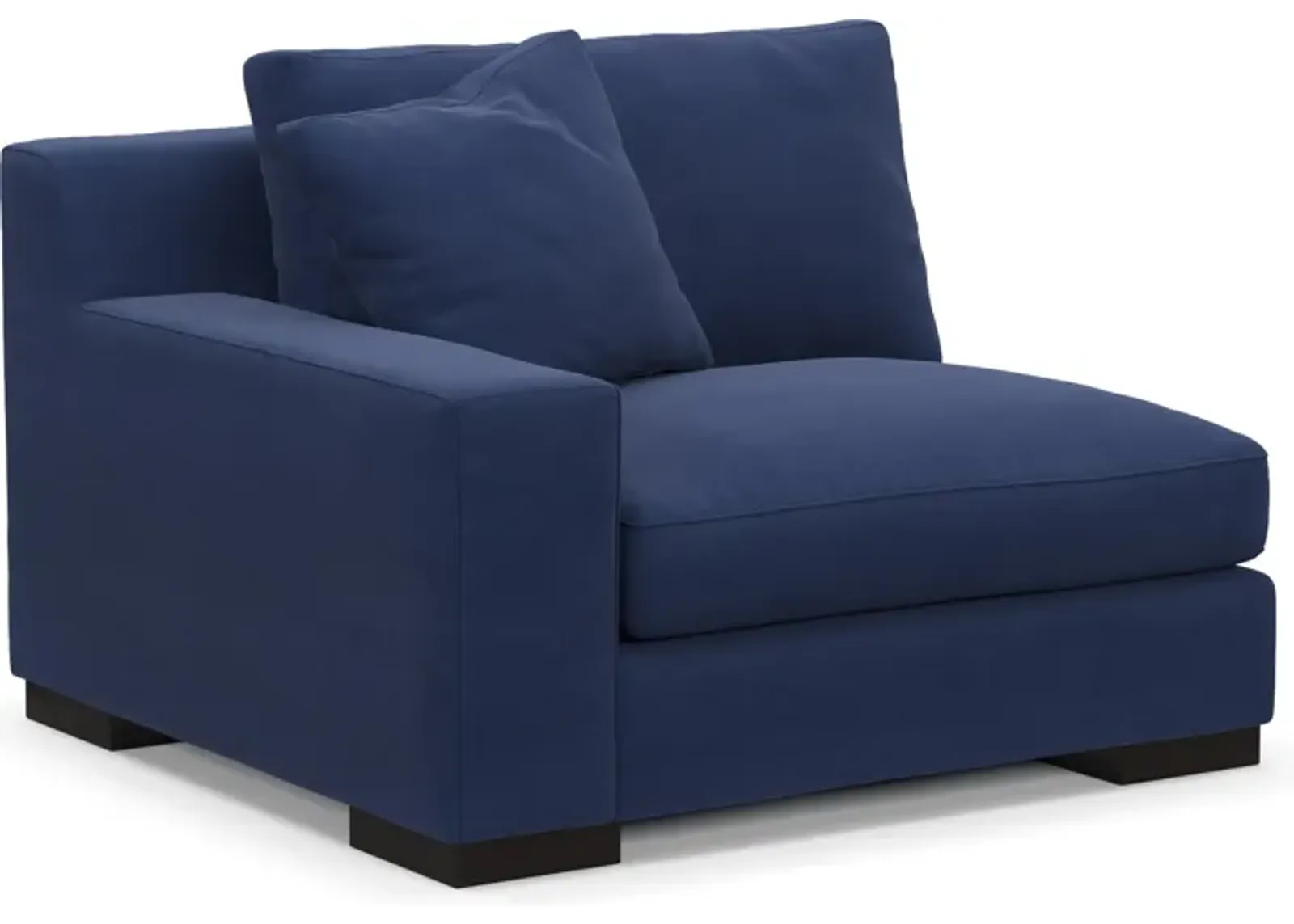 Bondi Hybrid Comfort Left-Facing Chair - Abington Indigo