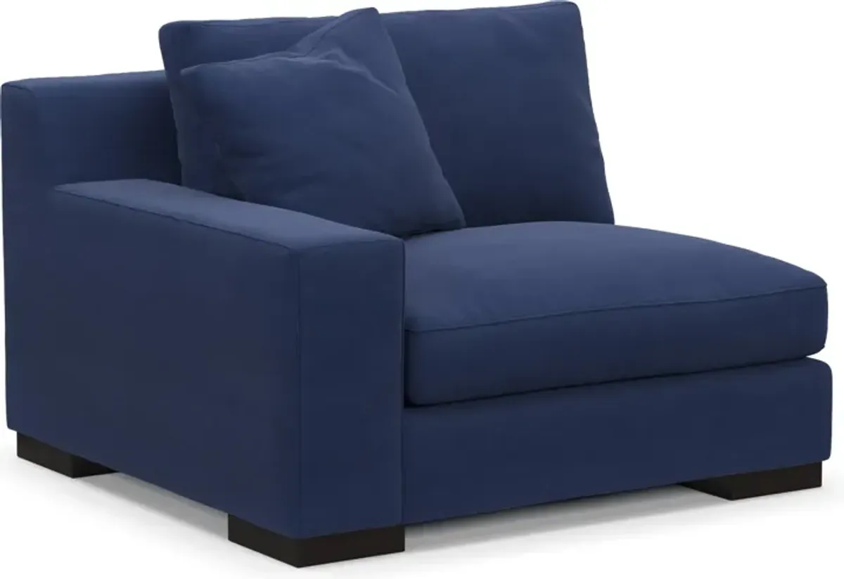 Bondi Hybrid Comfort Left-Facing Chair - Abington Indigo