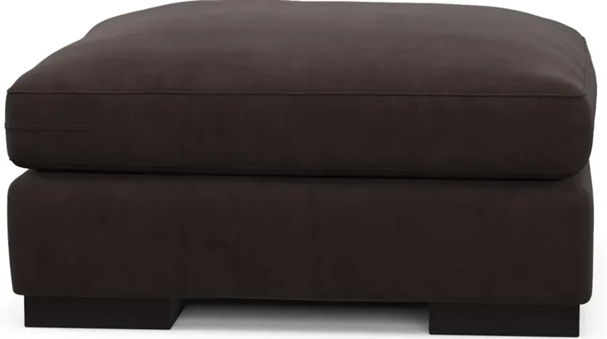 Bondi Hybrid Comfort Ottoman - Merrimac Dark Brown