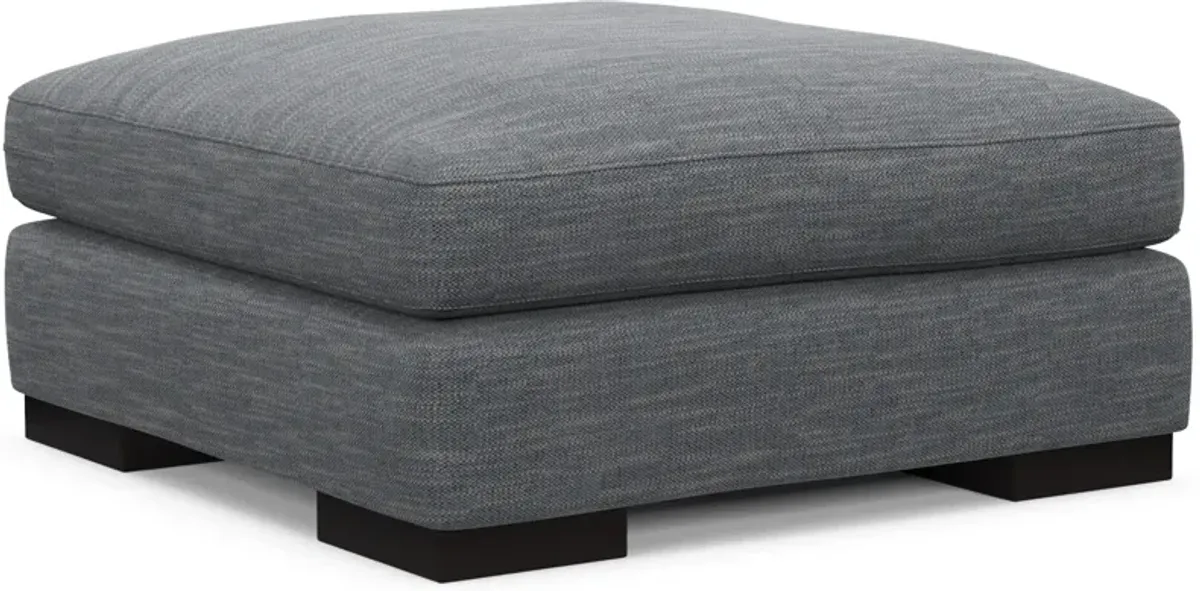 Bondi Hybrid Comfort Ottoman - Dudley Indigo