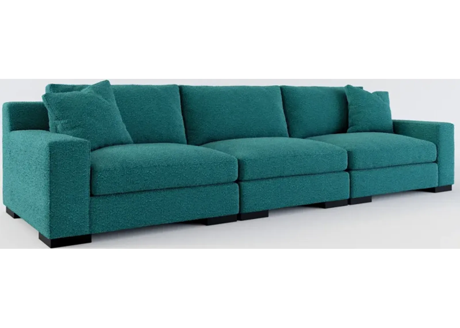 Bondi Hybrid Comfort 3-Piece Sofa - Bloke Peacock