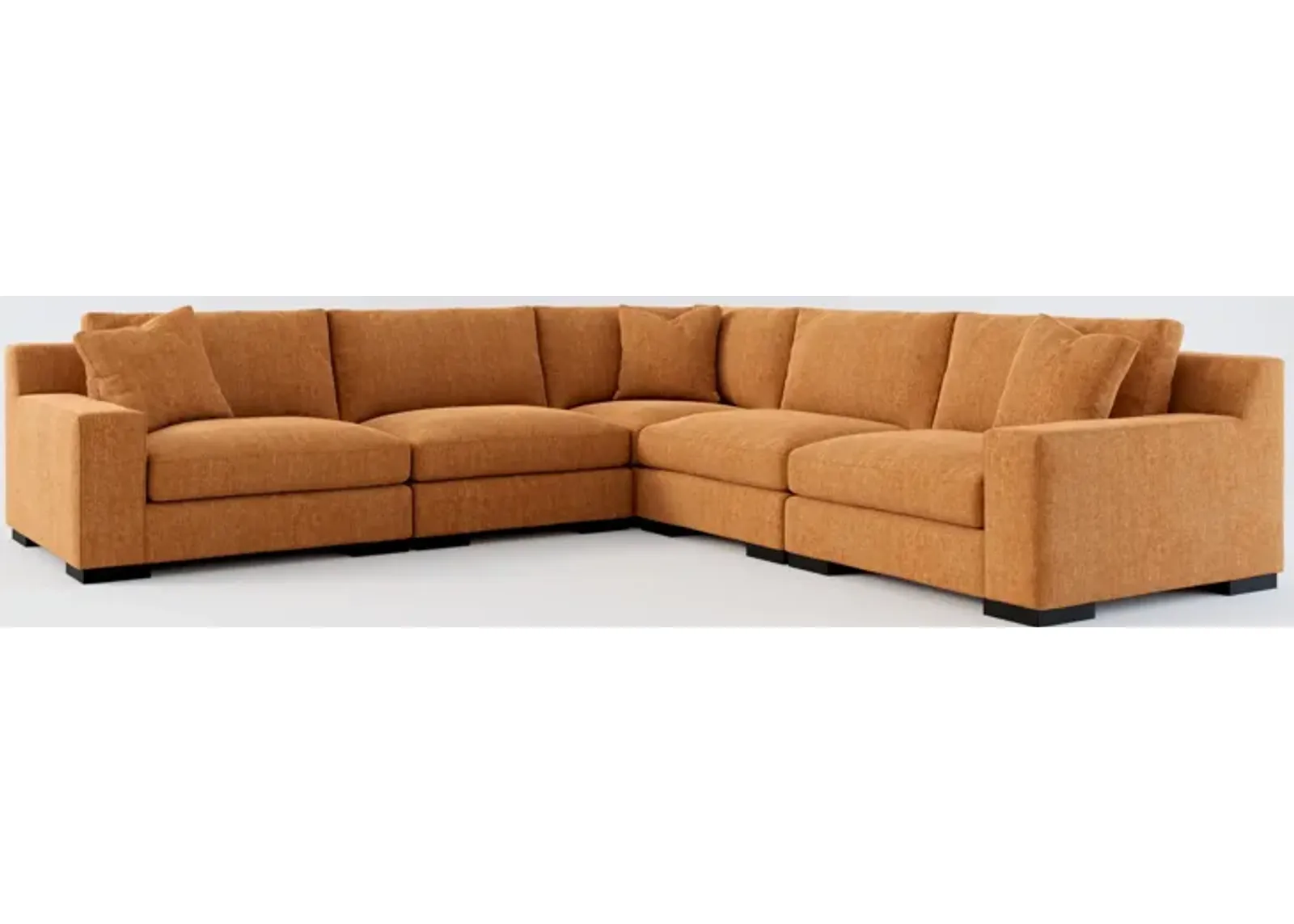 Bondi Hybrid Comfort 5-Piece Sectional - Contessa Ginger