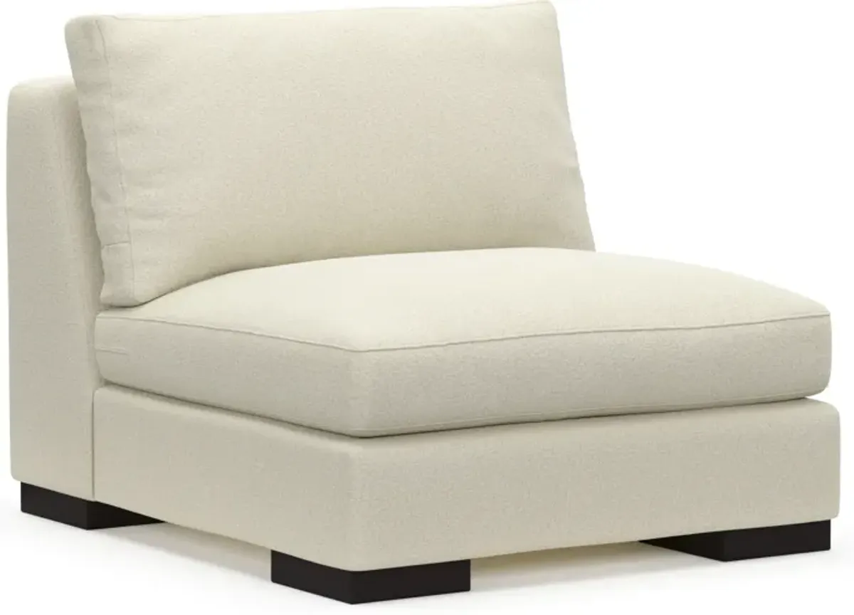 Bondi Foam Comfort Armless Chair - Fincher Ivory