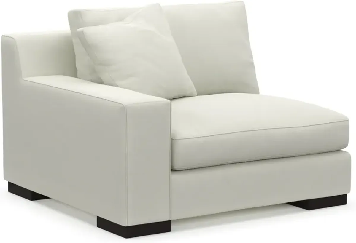 Bondi Foam Comfort Left-Facing Chair - Liv Arctic