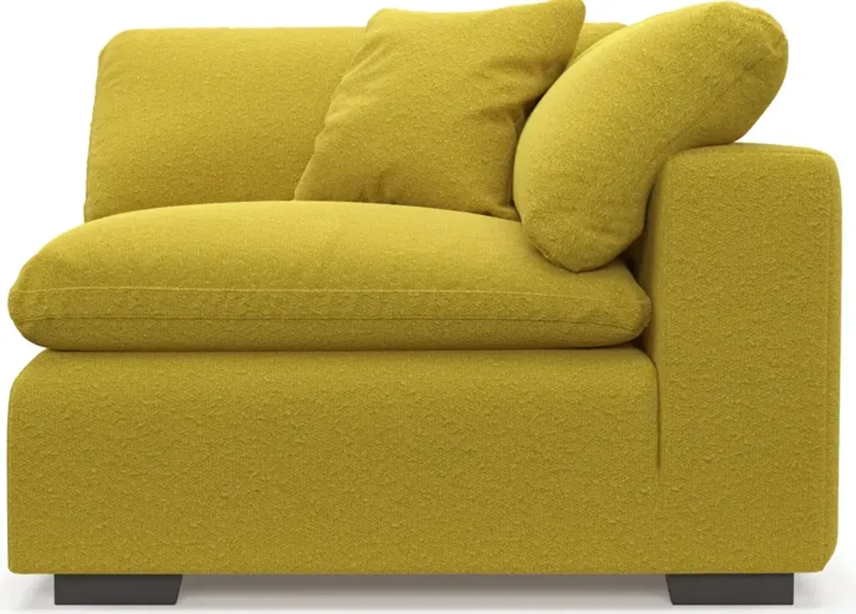 Plush Feathered Comfort Corner Chair - Bloke Goldenrod