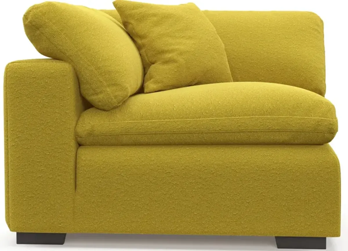 Plush Feathered Comfort Corner Chair - Bloke Goldenrod