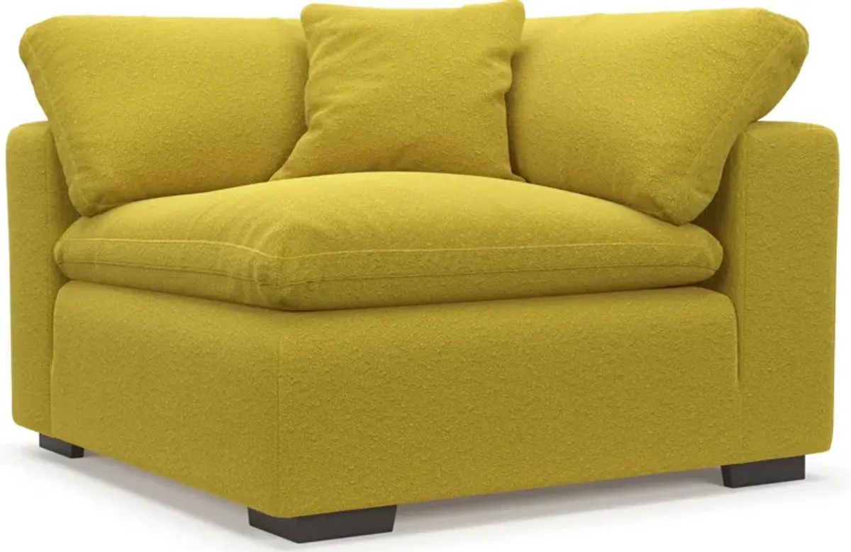 Plush Feathered Comfort Corner Chair - Bloke Goldenrod