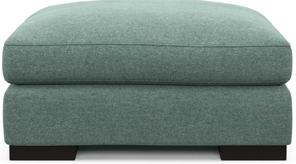 Bondi Foam Comfort Ottoman - Bridger Jade