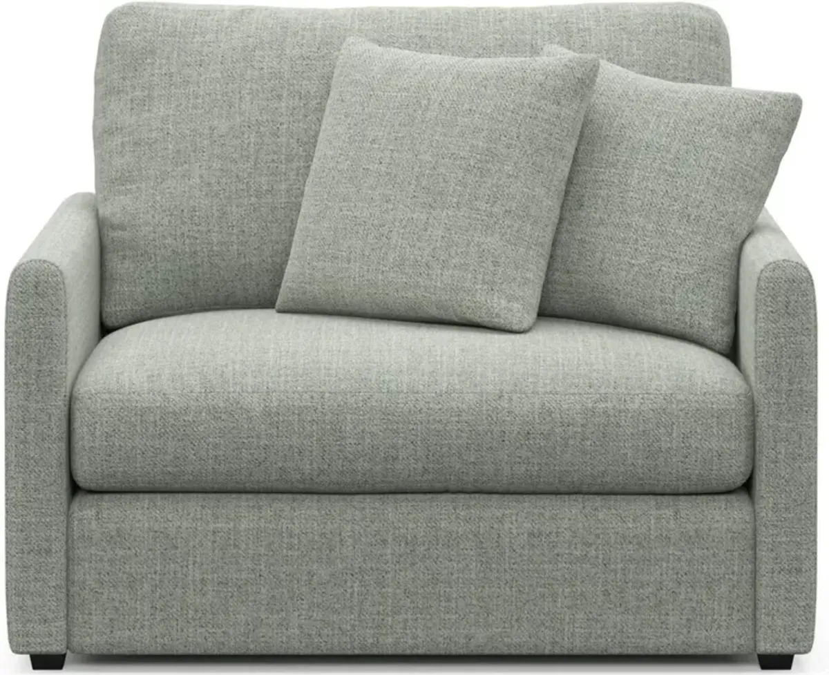 Jaden Foam Comfort Chair - Broderick Sea Glass