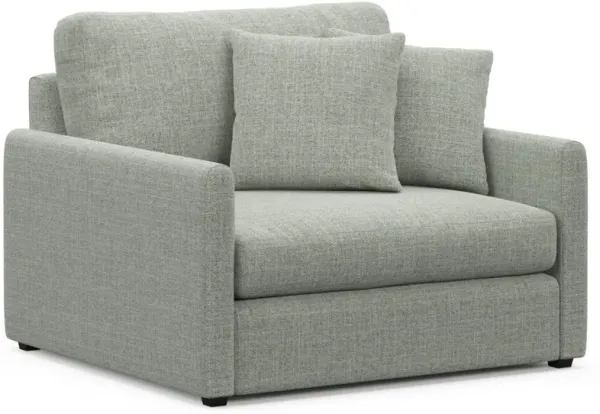 Jaden Foam Comfort Chair - Broderick Sea Glass