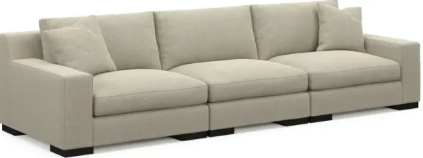 Bondi Foam Comfort 3-Piece Sofa - Broderick Charcoal