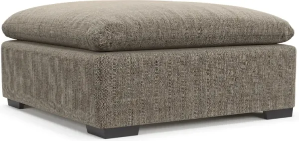 Plush Feathered Comfort Ottoman - Mason Flint