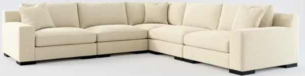 Bondi Hybrid Comfort 5-Piece Sectional - Broderick Sand