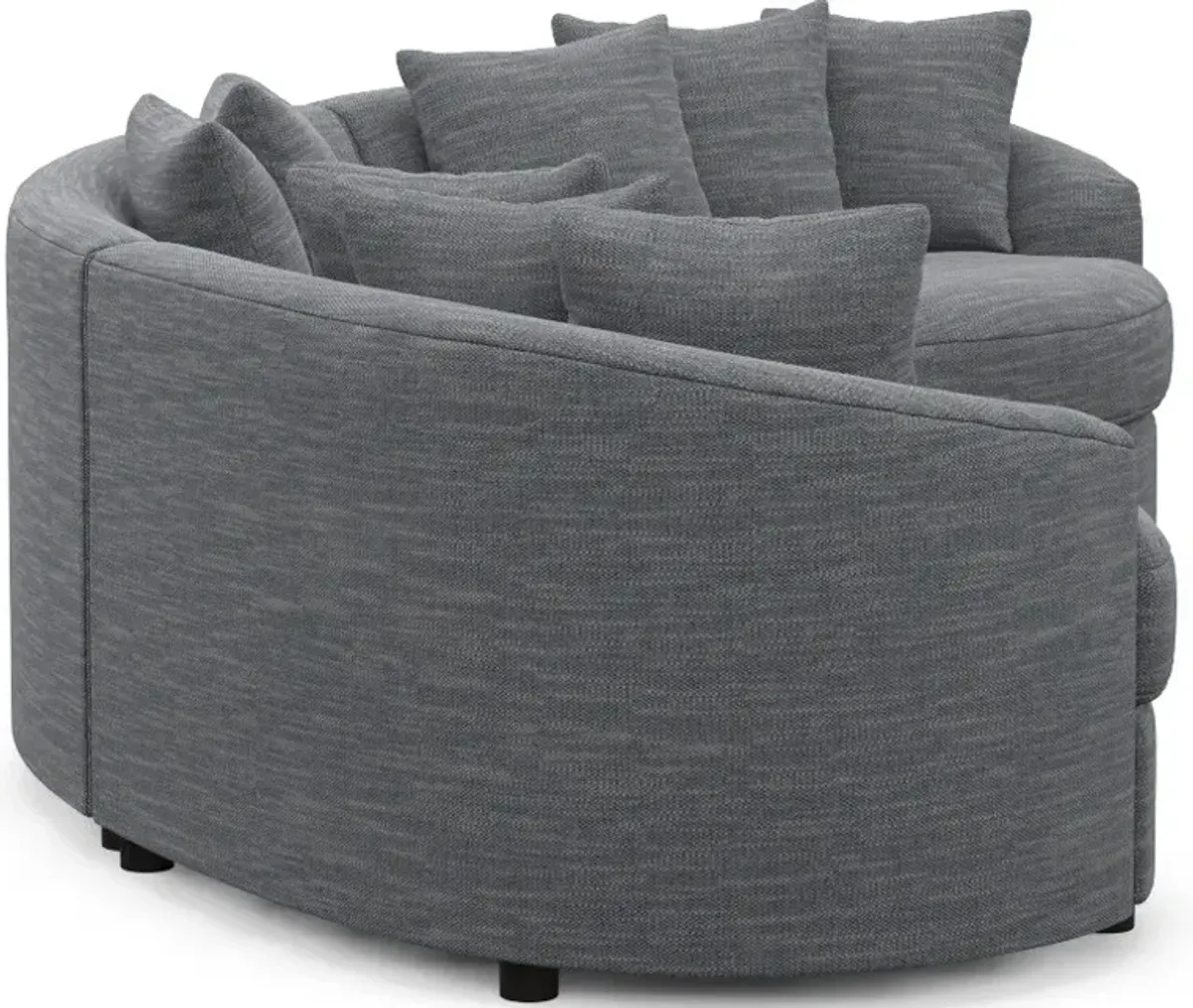 Allegra Foam Comfort 3-Piece Sectional - Dudley Indigo