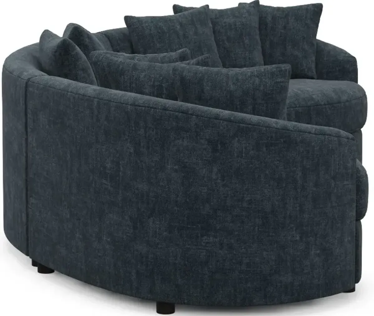 Allegra Foam Comfort 3-Piece Sectional - Argo Navy