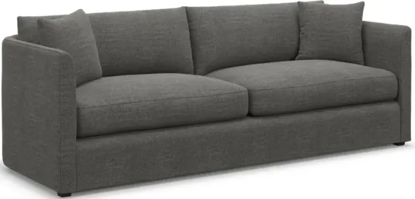 Benji Foam Comfort Sofa - Curious Charcoal