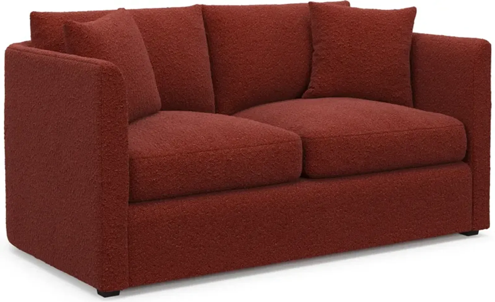 Benji Foam Comfort Loveseat - Bloke Brick