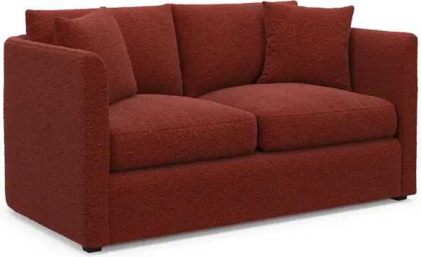 Benji Foam Comfort Loveseat - Bloke Brick