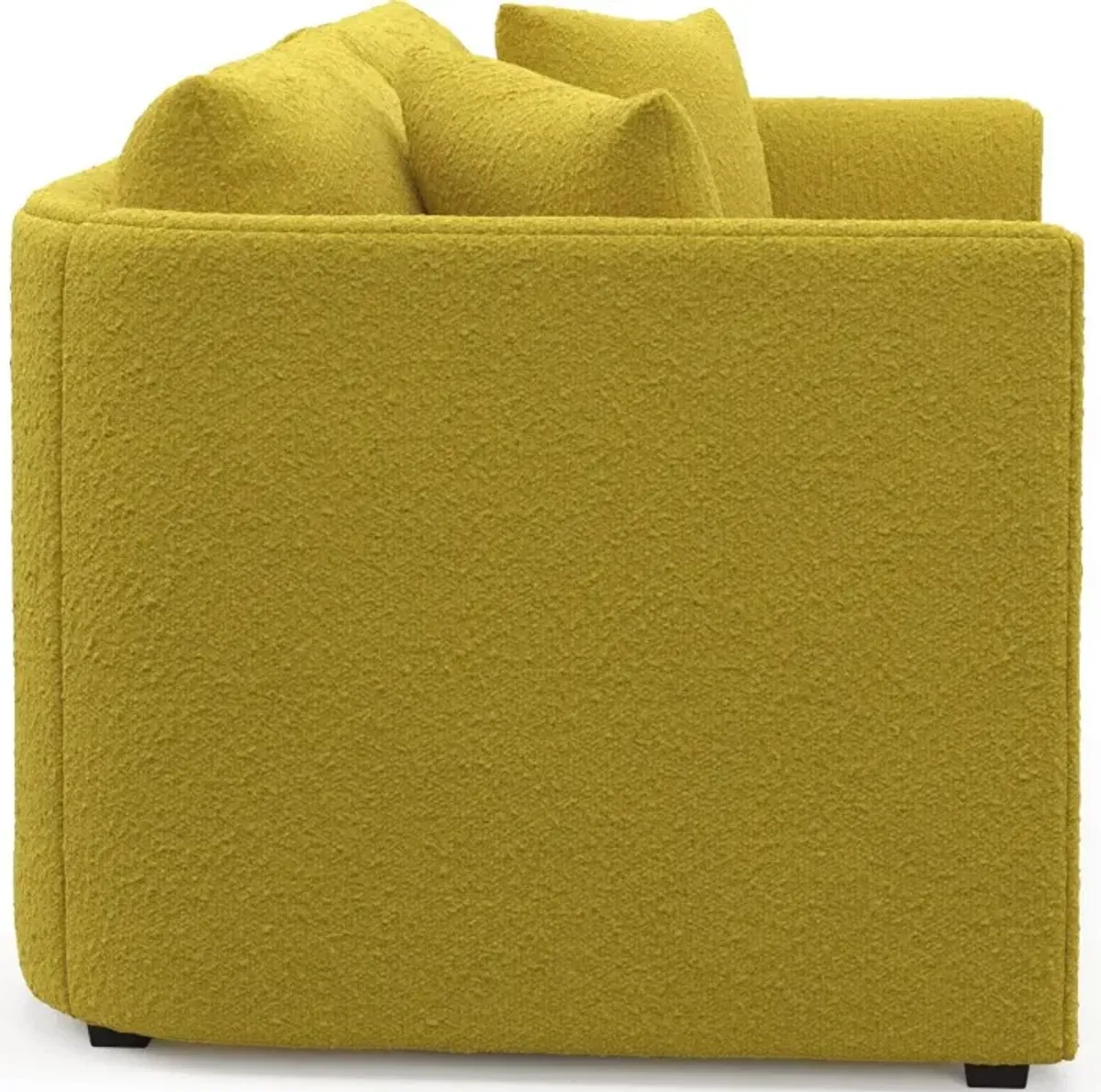 Benji Foam Comfort Loveseat - Bloke Goldenrod