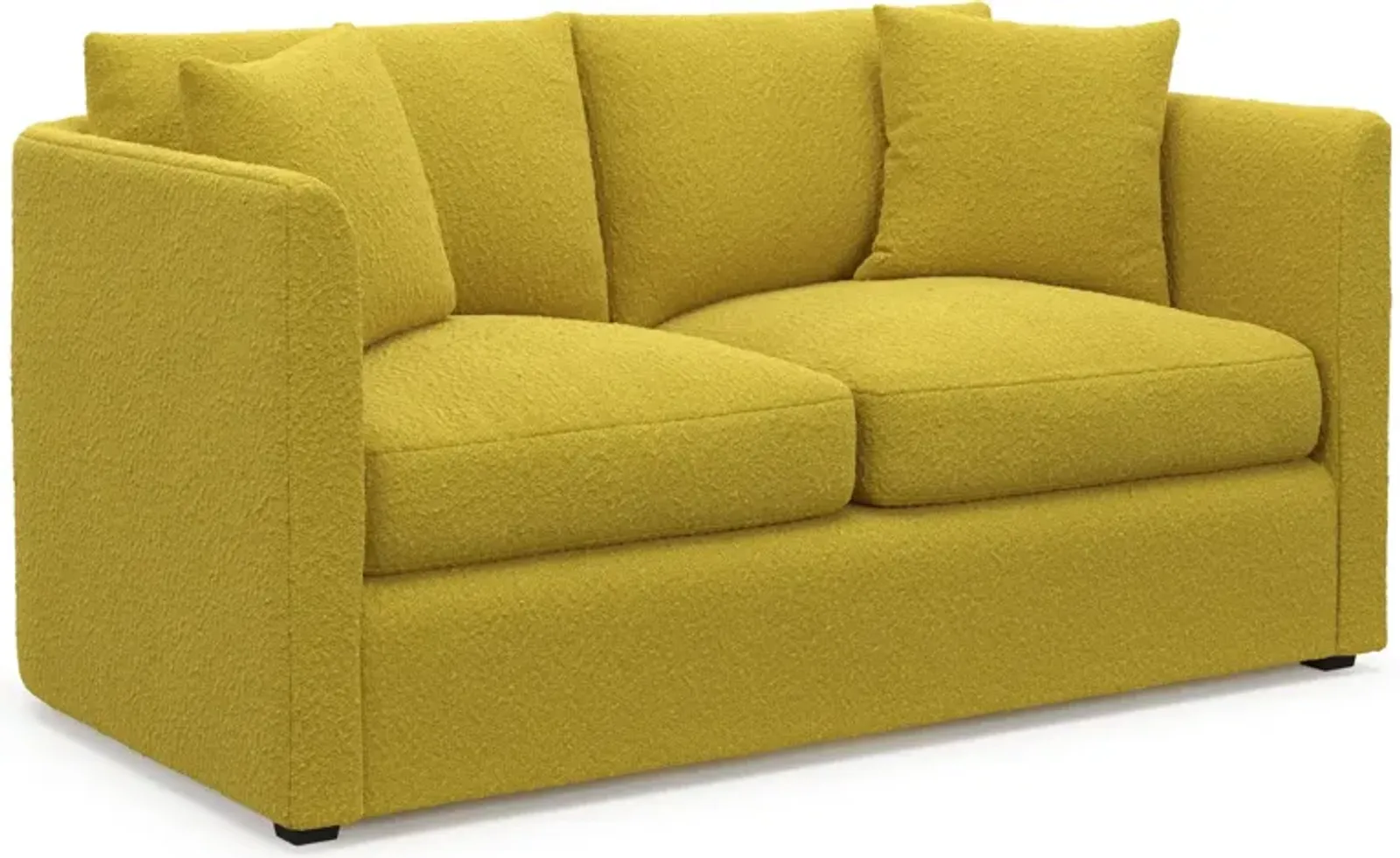 Benji Foam Comfort Loveseat - Bloke Goldenrod