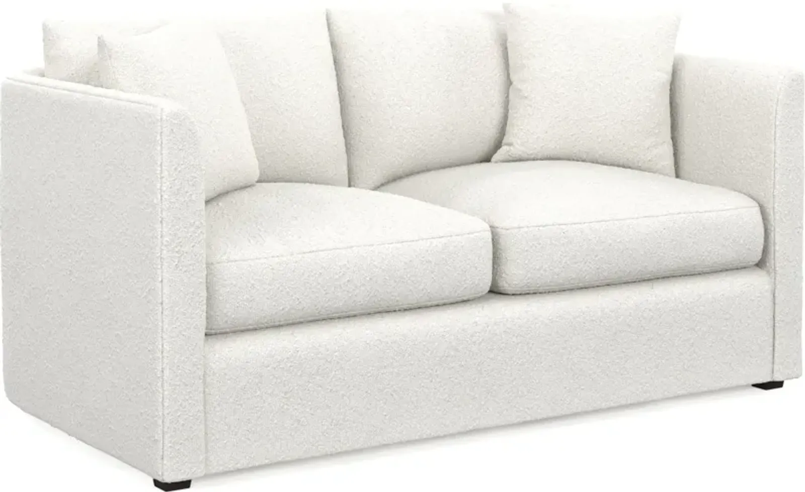 Benji Foam Comfort Loveseat - Bloke Snow