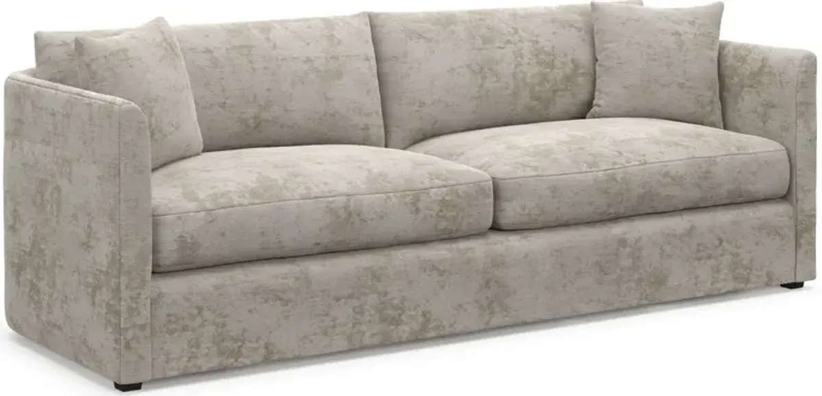 Benji Foam Comfort Sofa and Chair Set - Hearth Cement