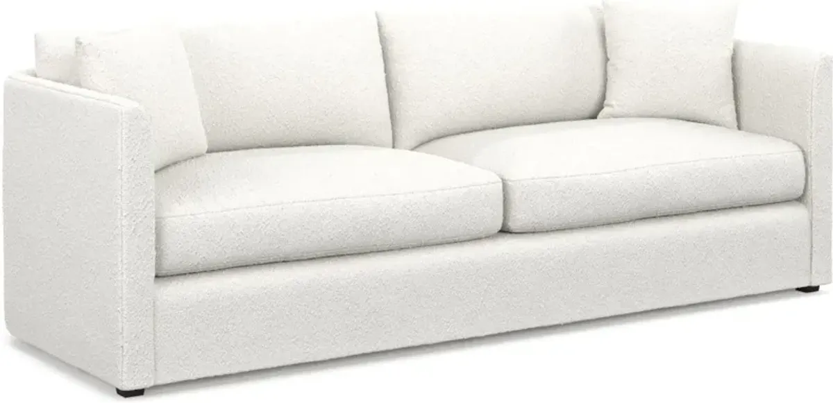 Benji Foam Comfort Sofa and Chair Set - Bloke Snow