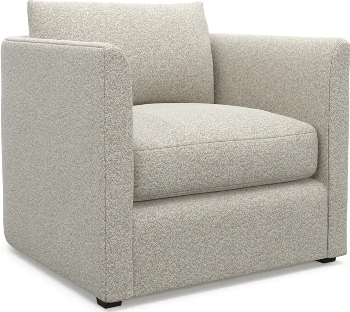 Benji Foam Comfort Sofa and Chair Set - Muse Stone