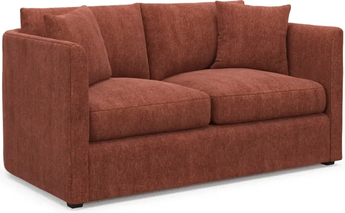 Benji Foam Comfort Sofa, Loveseat and Chair Set - Contessa Paprika